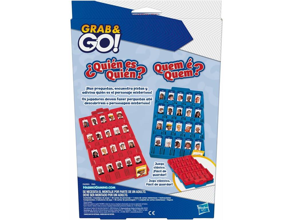 ¿Quién es Quién? Juego de Mesa Hasbro F8257