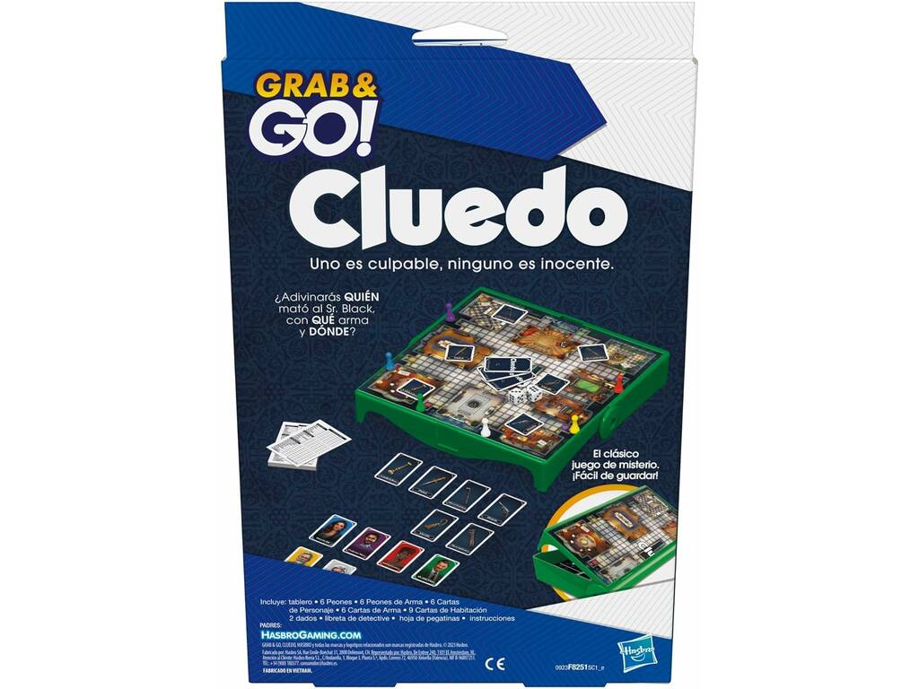 Cluedo Gioco da Viaggio Hasbro F8251