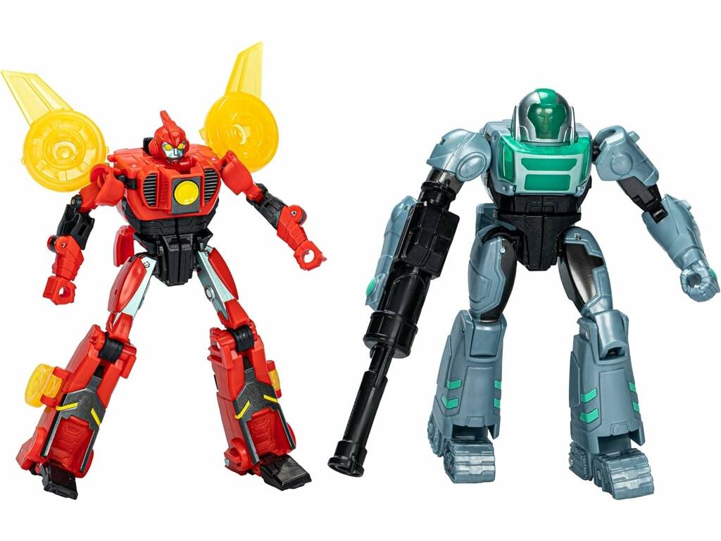 Transformers EarthSpark Figure Cyber Combiner Terran Twitch e Robby Malto Hasbro F8438