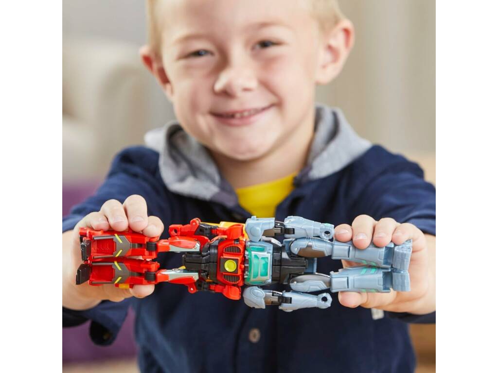 Transformers EarthSpark Figure Cyber Combiner Terran Twitch e Robby Malto Hasbro F8438