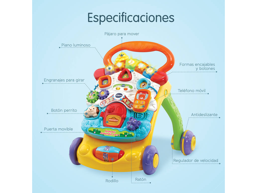 Girello 2 in 1 Vtech 80-505667