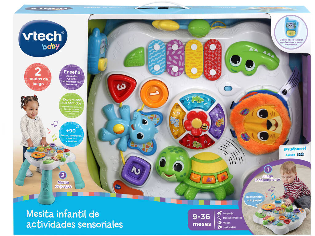 Tavolino per bambini con attività sensoriali Vtech 80-540822
