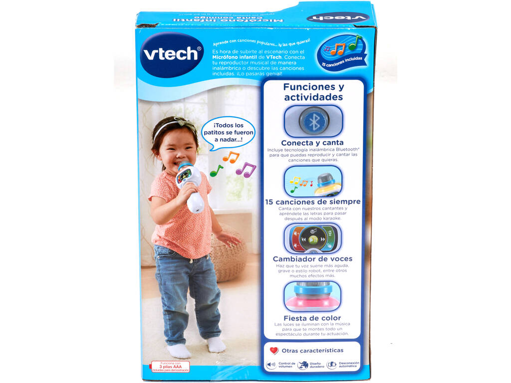 Microfono per bambini Canta con me Bianco Vtech 80-551067