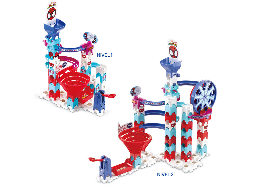 Marble Rush Spidey Circuito Biglie Interattivo Super Spin Challenge di Vtech 80-56171722