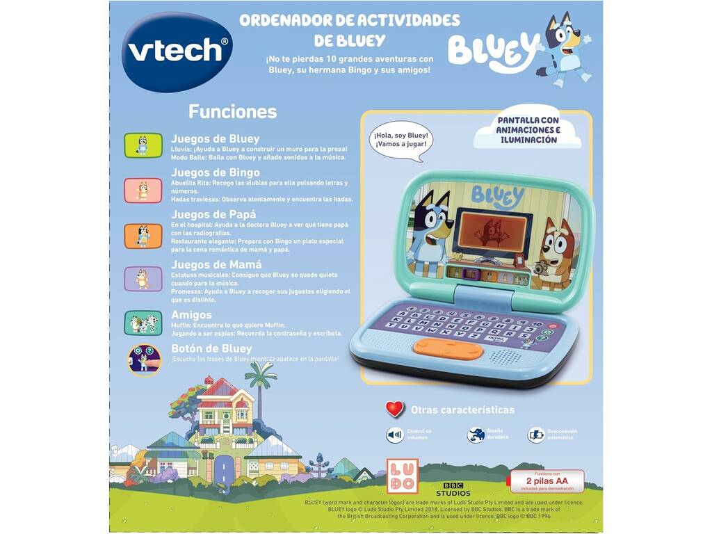 Computer attività Bluey Vtech 80-530922