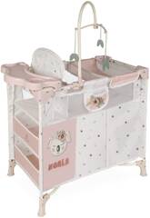 Armadio fasciatoio pieghevole Koala con accessori DeCuevas 53079