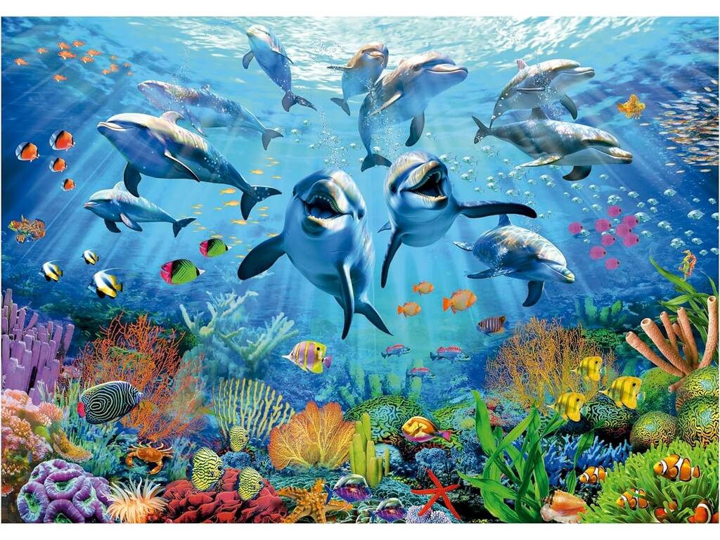 Puzzle 500 Fête sous la mer Educa 19901