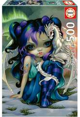 Puzzle 500 Drachenfee Educa 19906