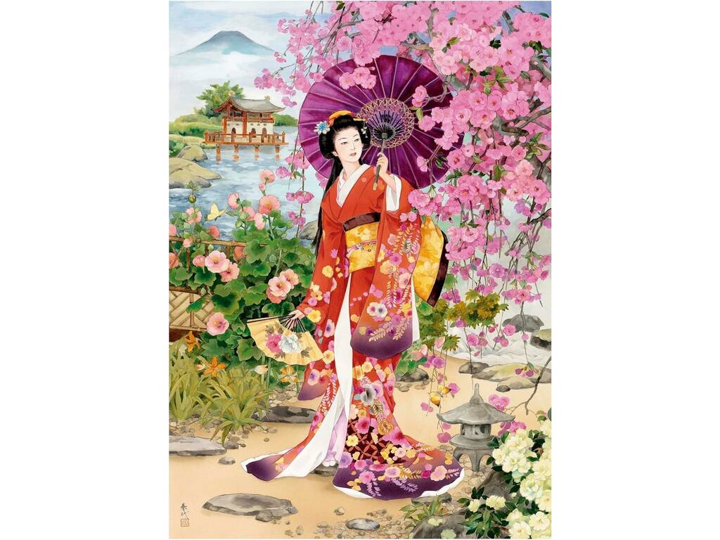 Puzzle 1000 Teien Haruyo Morita Educa 19917