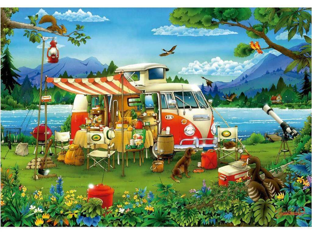 Puzzle 1000 Vacanze in campagna Educa 19922