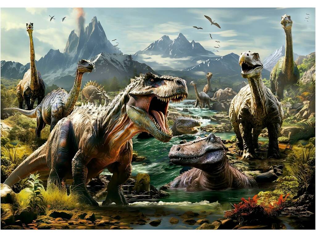 Puzzle 1000 Dinosauri feroci Educa 19924