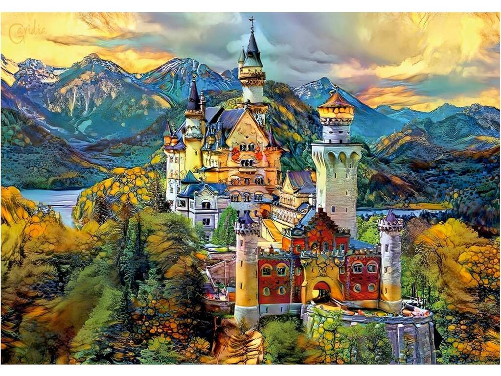 Puzzle 1000 Château de Neuschwanstein Educa 19933