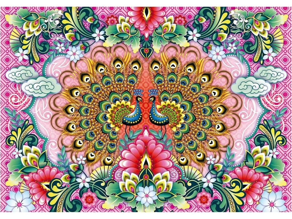 Puzzle 1500 Pavos Reales De Bengala