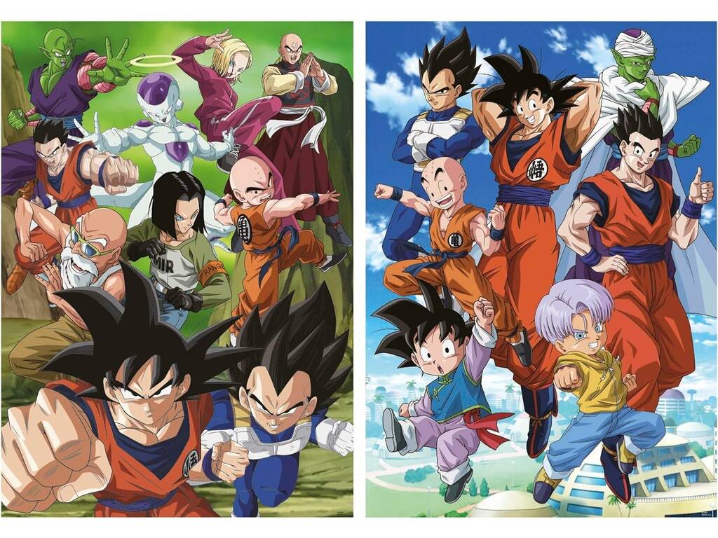 Puzzle 2x500 Dragon Ball Educa 19915
