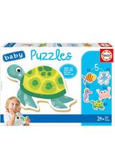 Babypuzzle Wassertiere Educa 19951