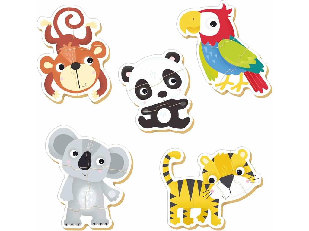 Puzzle pour bébé Faune sauvage Educa 19952