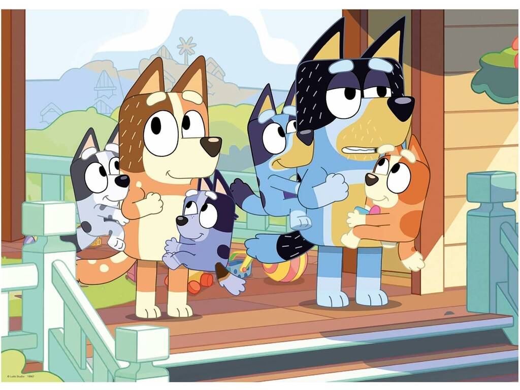 Casse-tête en bois 100 Bluey Educa 19967
