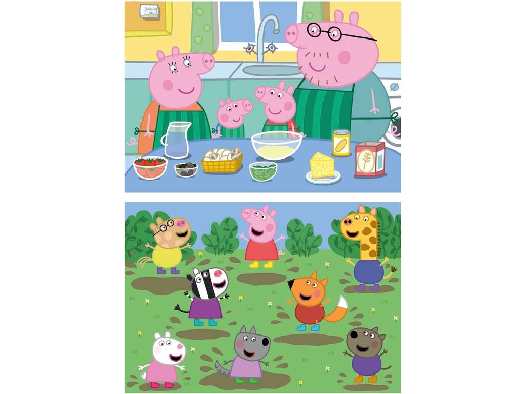 Puzzle in legno 2X25 Peppa Pig Educa 19995