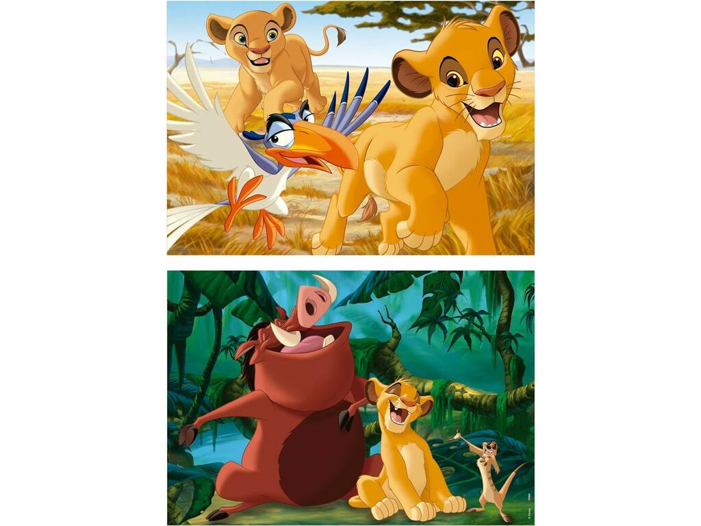 Puzzle 2x25 Re Leone Educa 19960