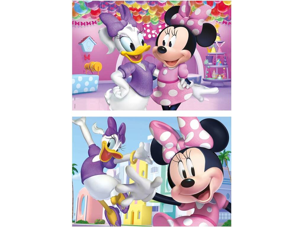 Puzzle in legno 2x50 Minnie Educa 19962