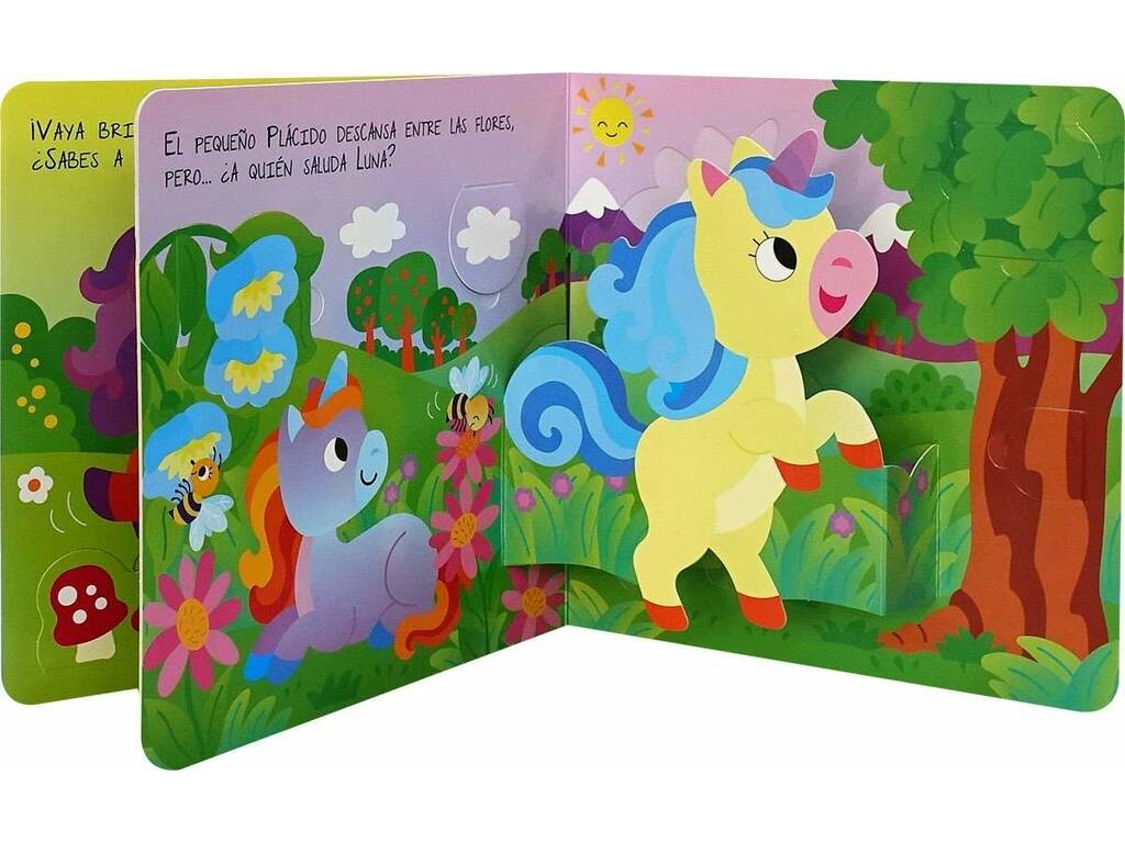 Libro Apri e scopri gli unicorni con pop-up e alette