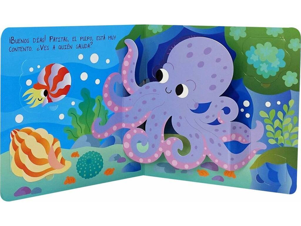 Libro Apri e scopri gli animali marini con pop-up e alette