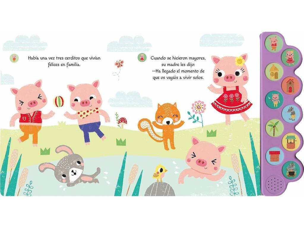Libro Ascolta la fiaba I tre porcellini con suoni