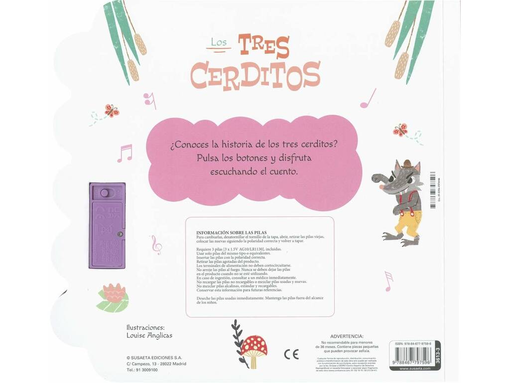 Libro Ascolta la fiaba I tre porcellini con suoni