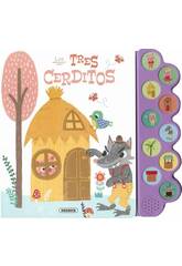 Livre Écoutez l'histoire des trois petits cochons avec les sons