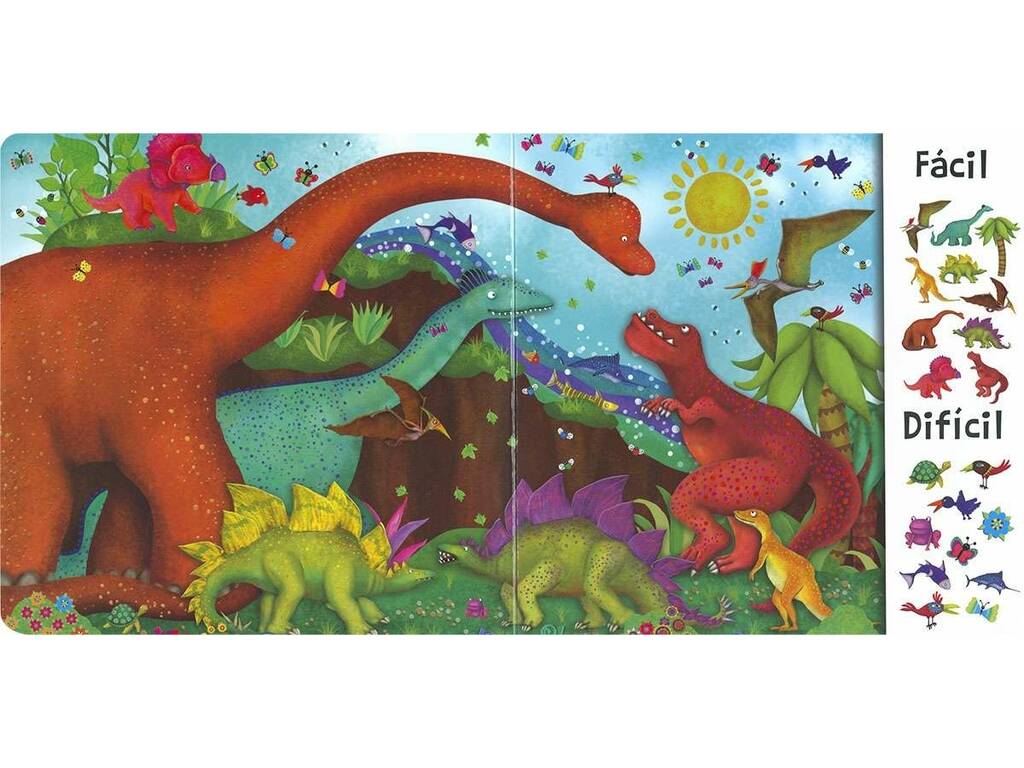 Libro Cerca facile e difficile tra i dinosauri