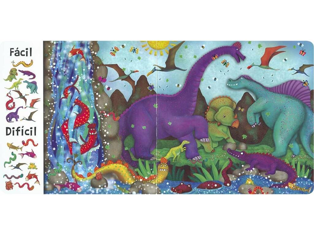 Libro Cerca facile e difficile tra i dinosauri