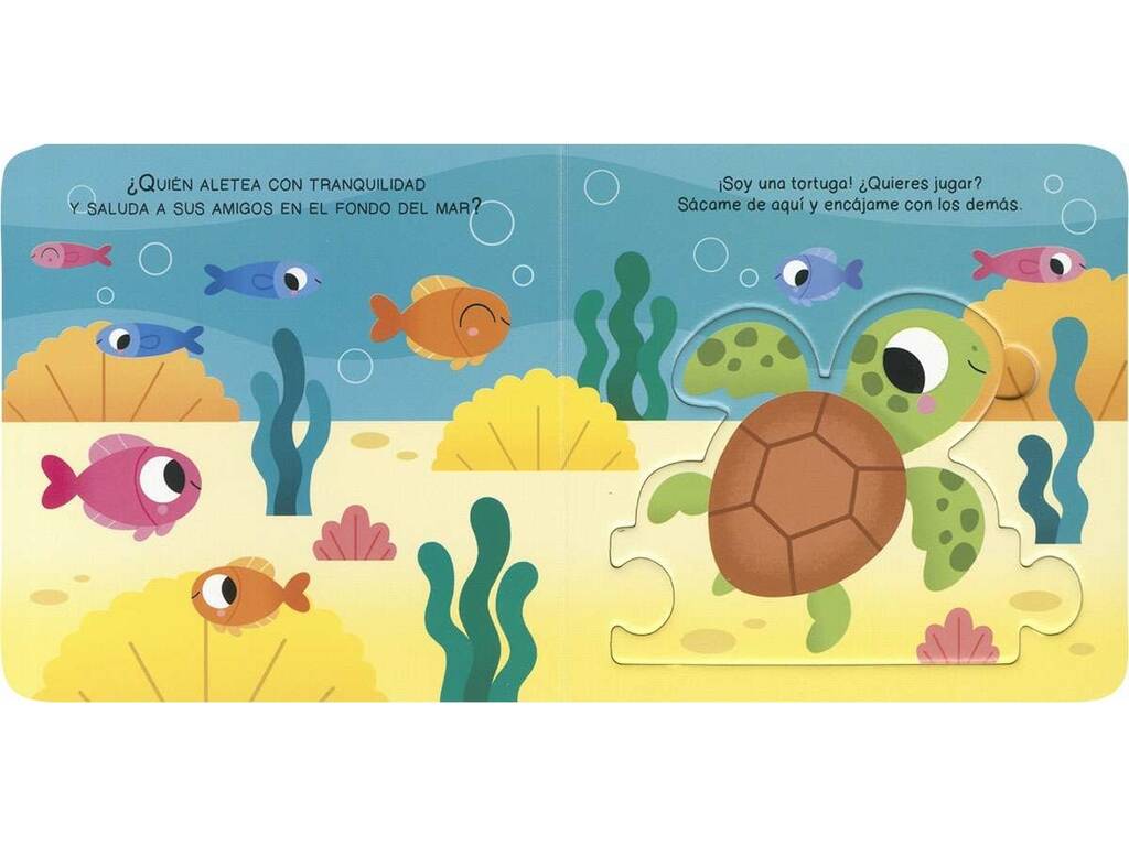 Libro I miei primi puzzle Animali marini