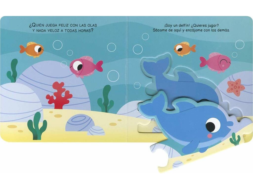 Libro I miei primi puzzle Animali marini