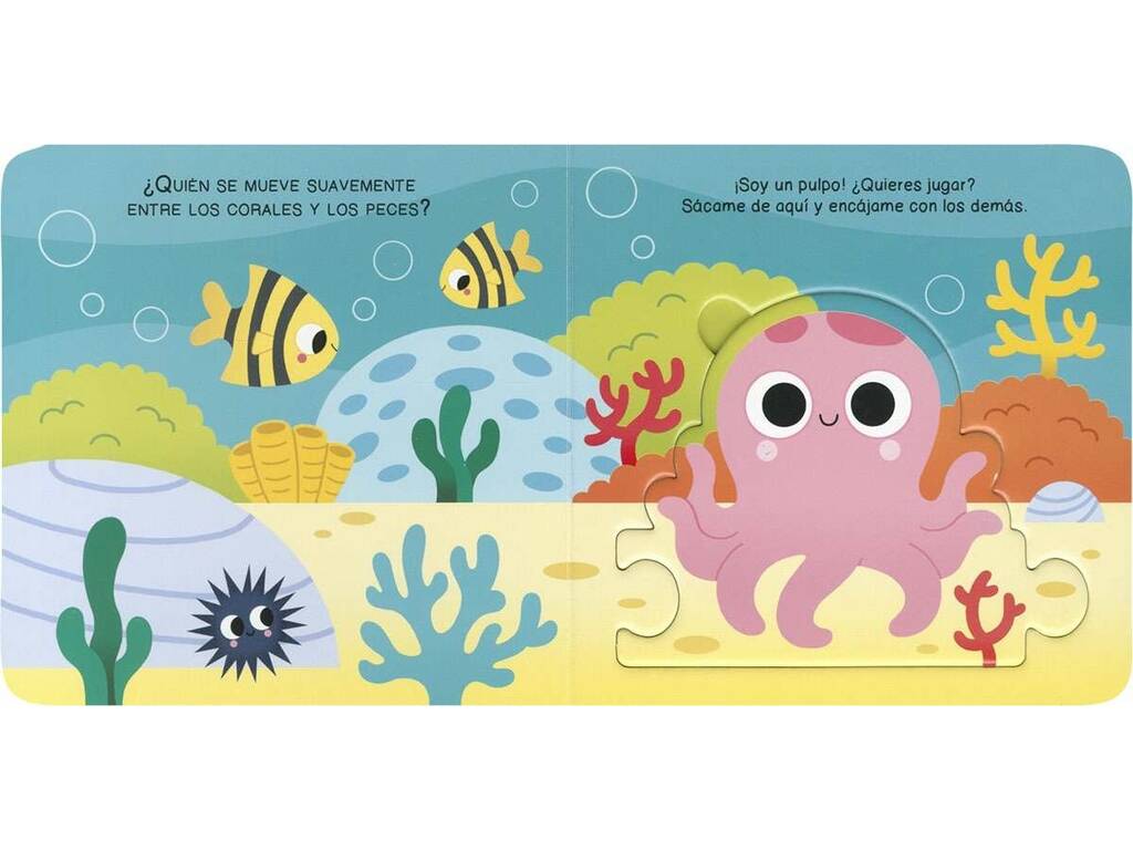 Libro I miei primi puzzle Animali marini