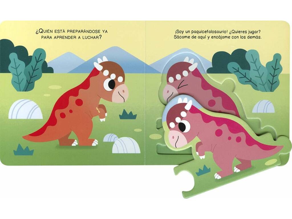 Libro I miei primi puzzle Dinosauri