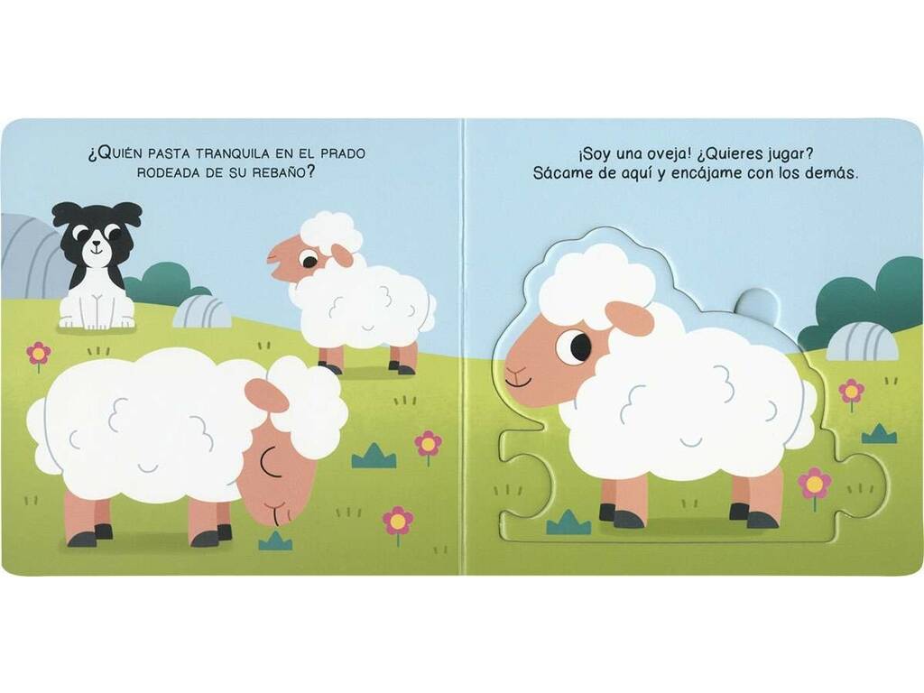 Libro I miei primi puzzle Animali della fattoria