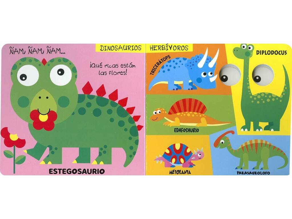 Libro con occhi mobili Dinosauri