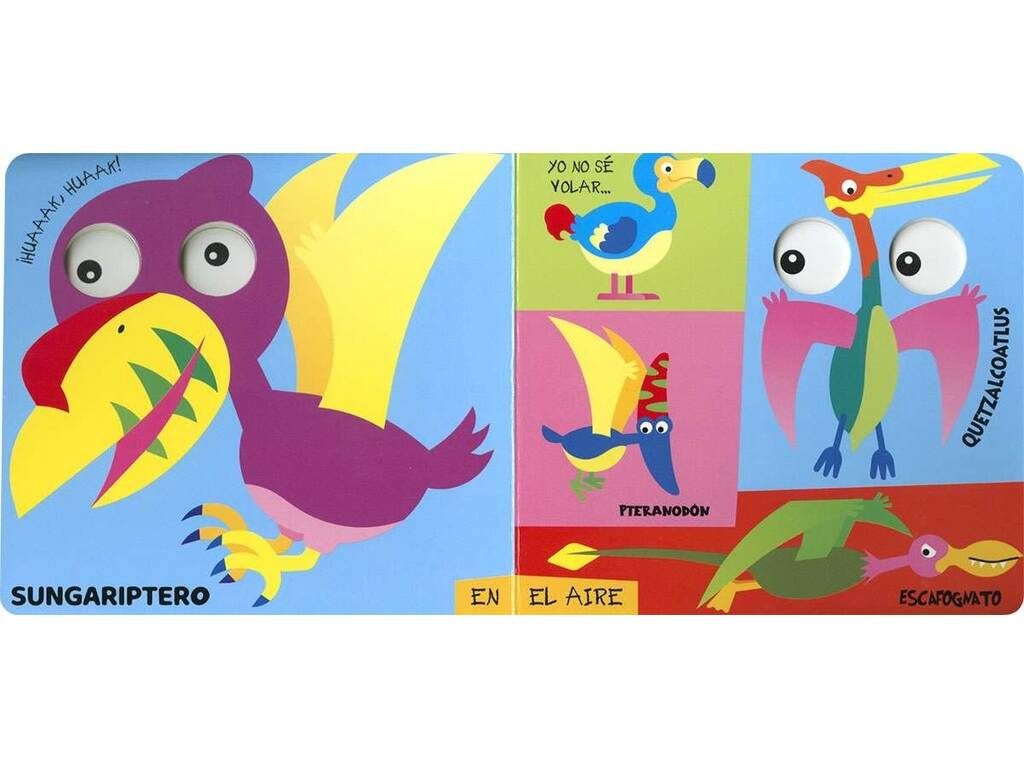 Libro con occhi mobili Dinosauri