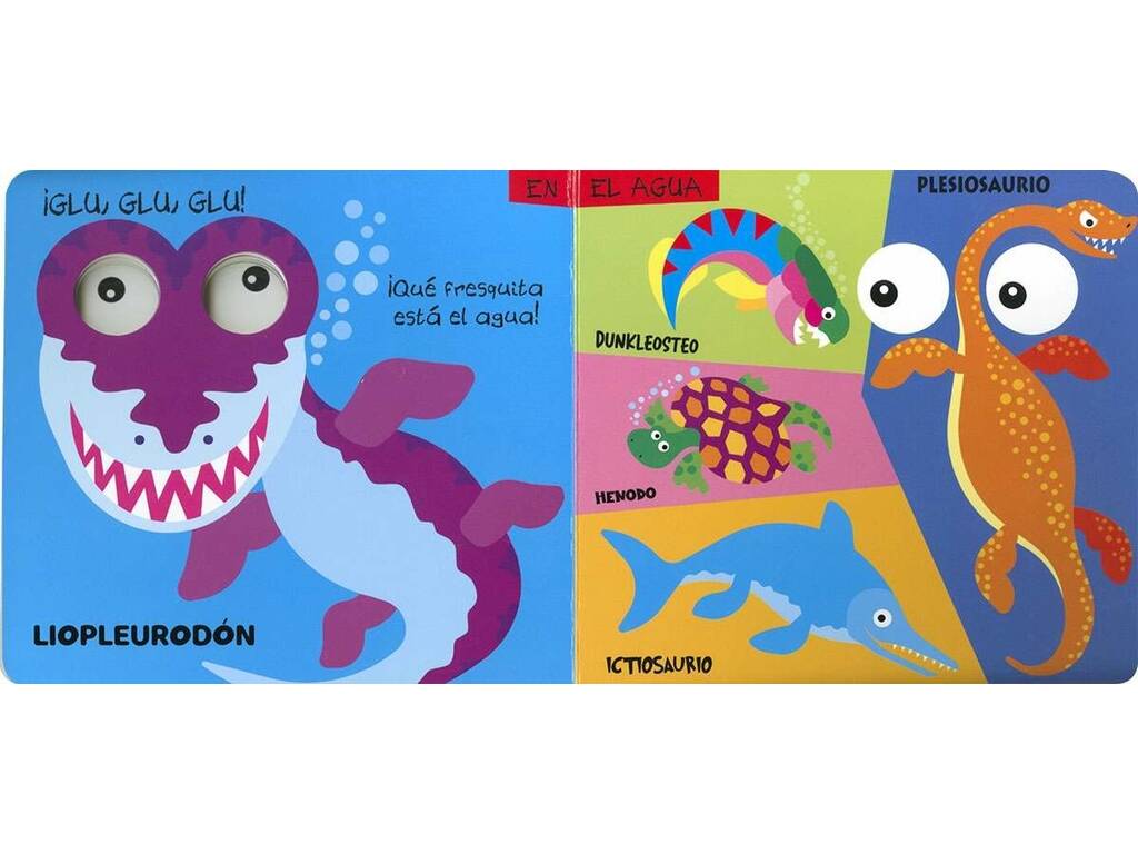 Libro con occhi mobili Dinosauri