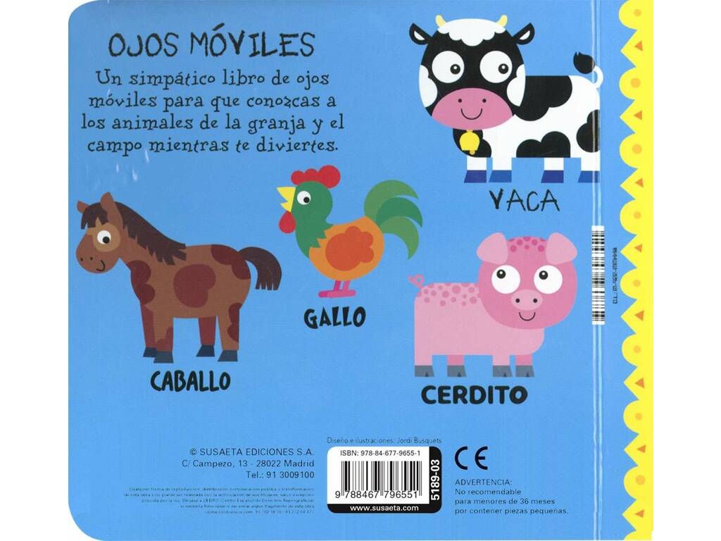 Libro Occhi mobili Mucca
