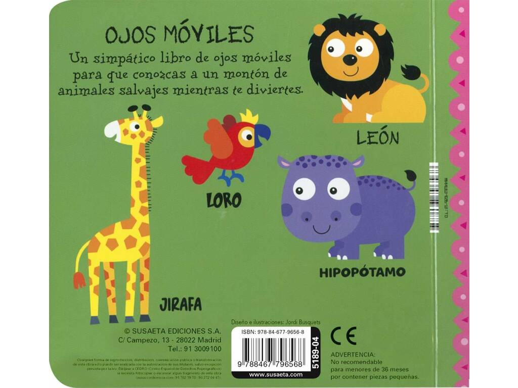 Libro Occhi mobili Leone