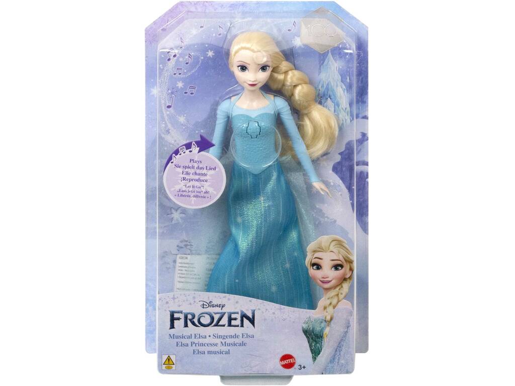 Frozen Bambola Elsa Musicale in Portoghese Mattel HMG38