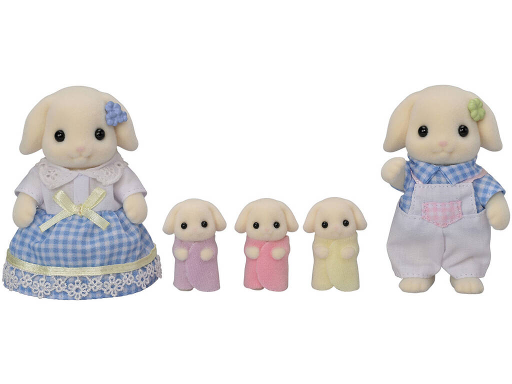 Familles Sylvaniennes Famille Lapin Fleuri Époque à imaginer 5735