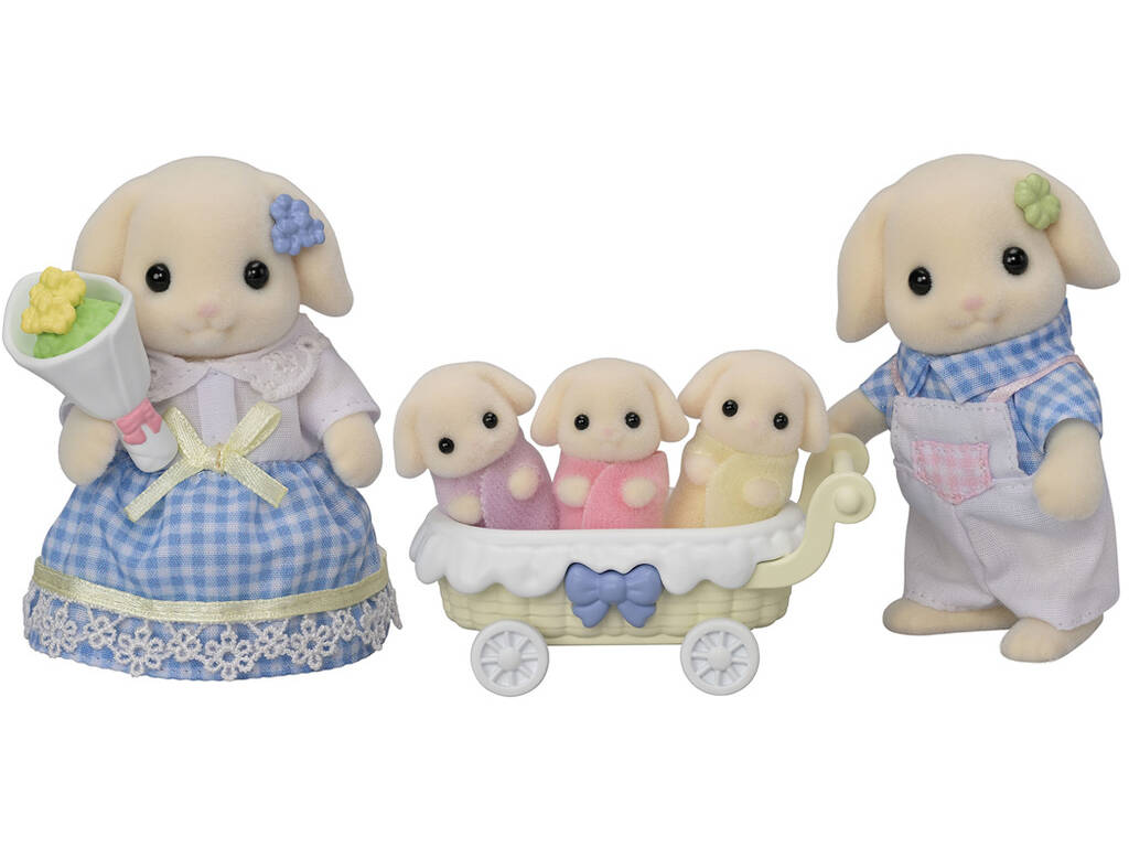 Familles Sylvaniennes Famille Lapin Fleuri Époque à imaginer 5735
