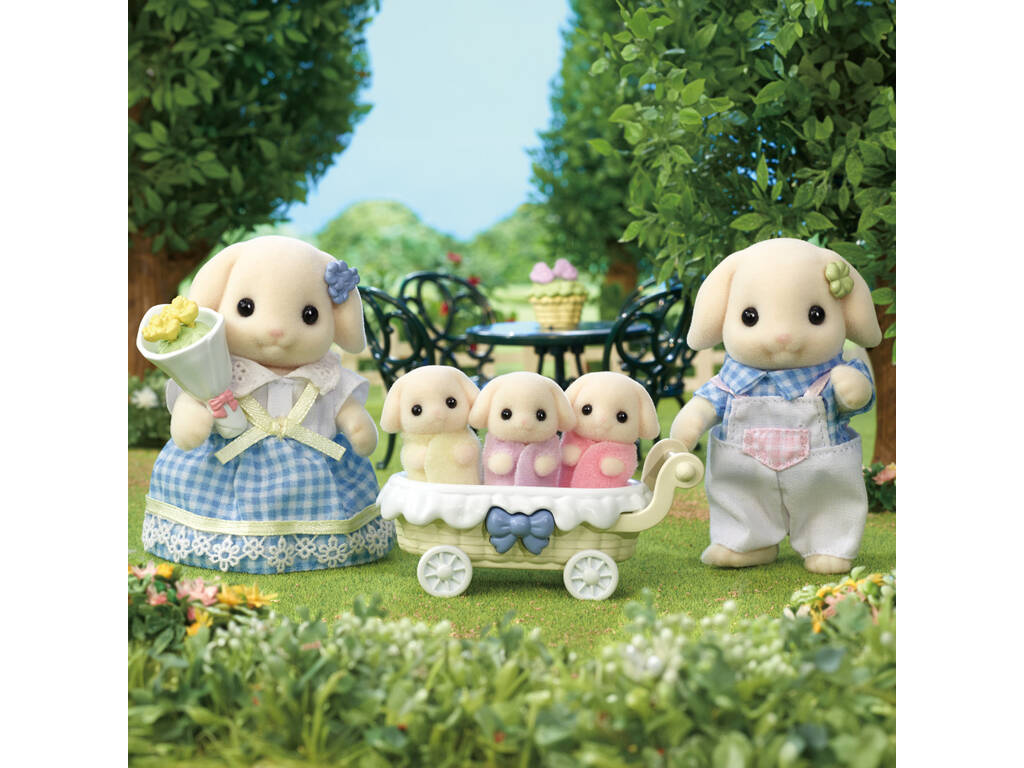Familles Sylvaniennes Famille Lapin Fleuri Époque à imaginer 5735