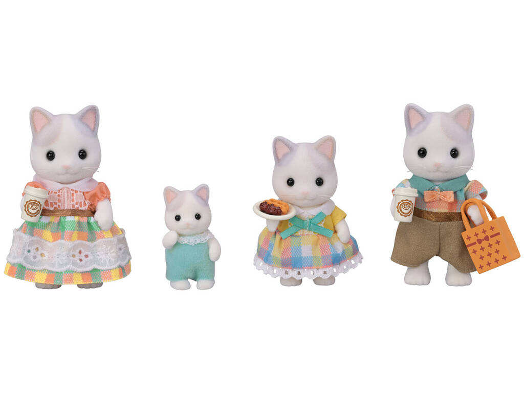 Sylvanian Families Famiglia Gatto Latte Epoch Para Imaginar 5738