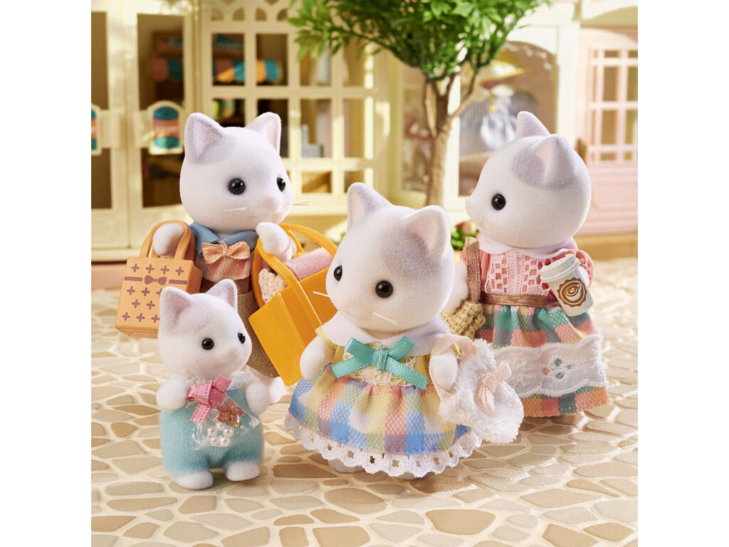 Sylvanian Families Famiglia Gatto Latte Epoch Para Imaginar 5738