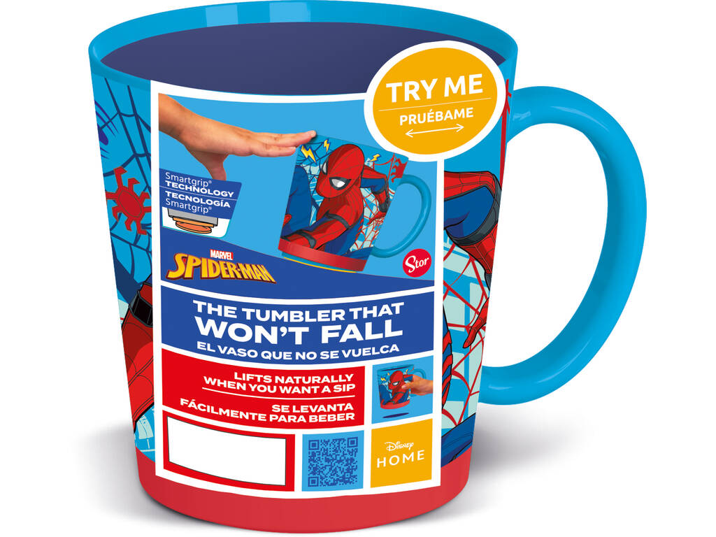 Tasse Spiderman Anti-Tip 410 ml. Stor 74767