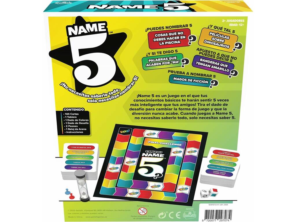 Name 5 Goliath 929707