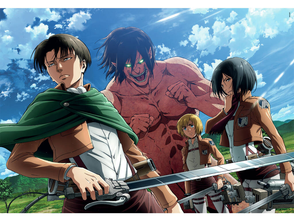 Puzzle 500 Collezione Anime Attack on Titan Clementoni 35139